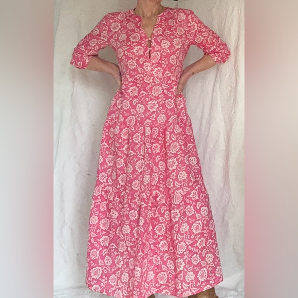 J.McLaughlin Floral Pink Maxi Dress - Picture 2 of 10